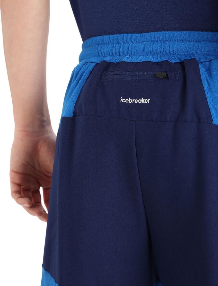 Men's Icebreaker ZoneKnit™ Merino Shorts Royal Navy / Lazurite | CA 1838GSOL